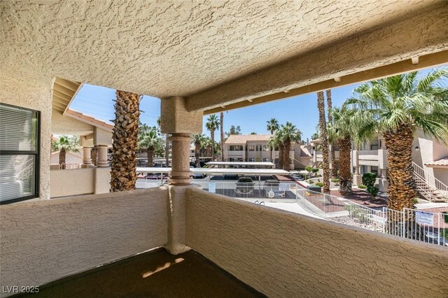 1013 Falconhead Ln Unit 202, Las Vegas, NV 89128 - patio / terrace featuring a residential view