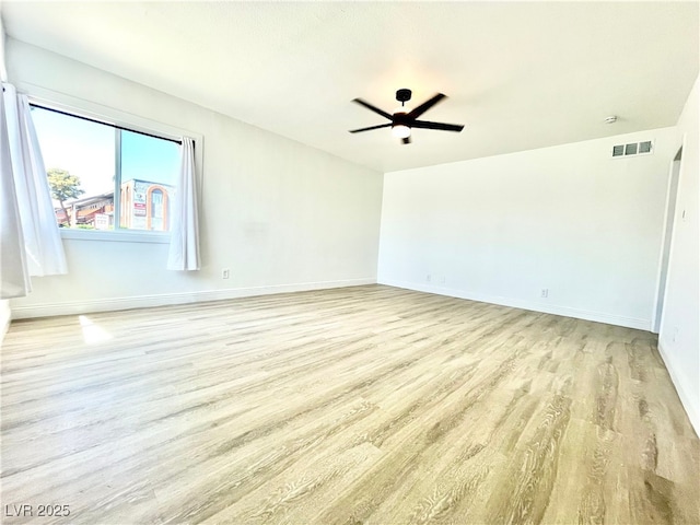 4324 El Conlon Ave, Las Vegas, NV 89102 - empty room featuring light wood finished floors and a ceiling fan