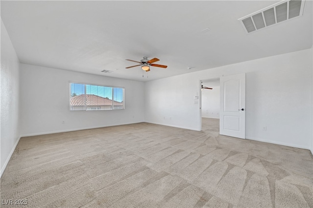 2261 Dalton Ridge Ct, North Las Vegas, NV 89031 - spare room with ceiling fan and light carpet