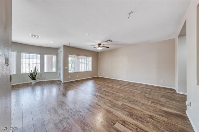 7606 Kenwood Hills Ct, Las Vegas, NV 89131 - spare room featuring wood finished floors and a ceiling fan
