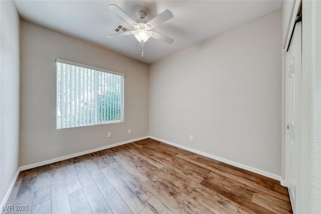 7606 Kenwood Hills Ct, Las Vegas, NV 89131 - empty room featuring hardwood / wood-style floors and ceiling fan