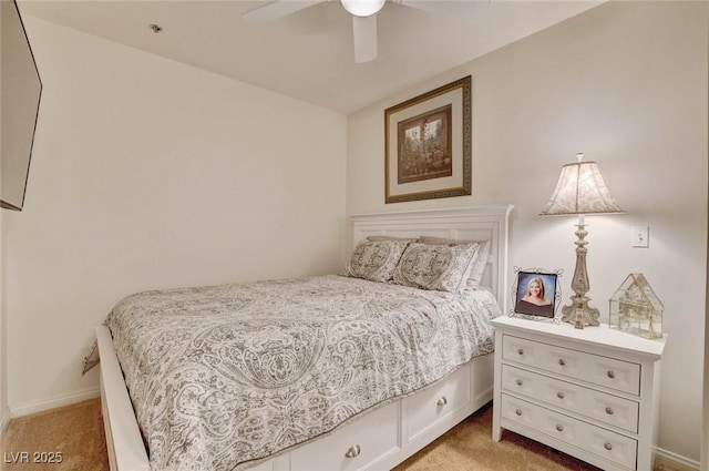 2405 W Serene Ave Unit 612, Las Vegas, NV 89123 - bedroom with light colored carpet and ceiling fan