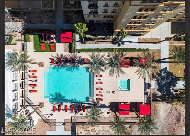 2405 W Serene Ave Unit 612, Las Vegas, NV 89123 - bird's eye view of a pool area