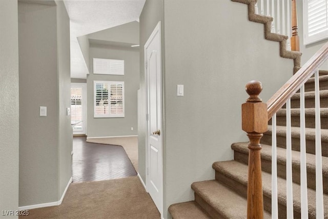 8612 Chiquita Dr, Las Vegas, NV 89128 - stairway with carpet and baseboards