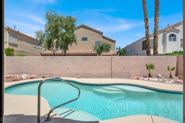 8612 Chiquita Dr, Las Vegas, NV 89128 - view of pool featuring a fenced backyard