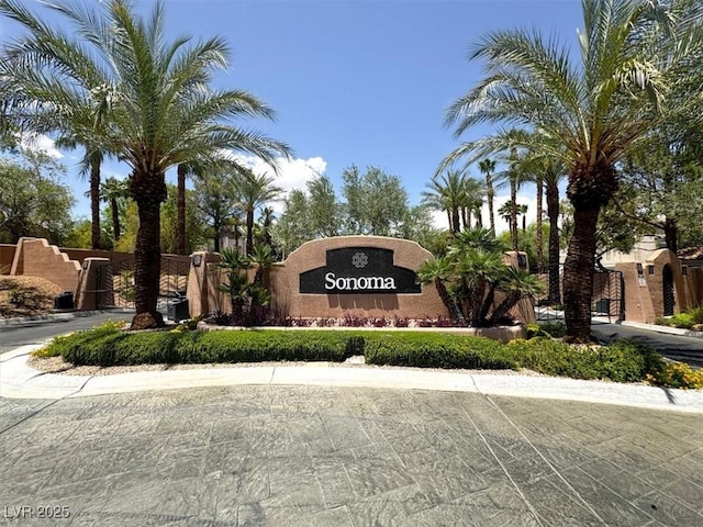 8612 Chiquita Dr, Las Vegas, NV 89128 - view of community sign
