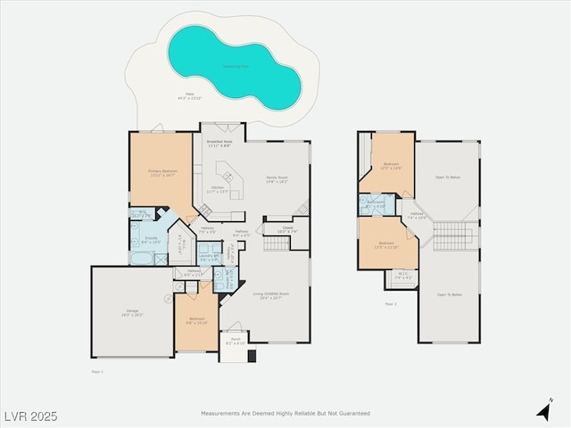 8612 Chiquita Dr, Las Vegas, NV 89128 - view of floor plan / room layout