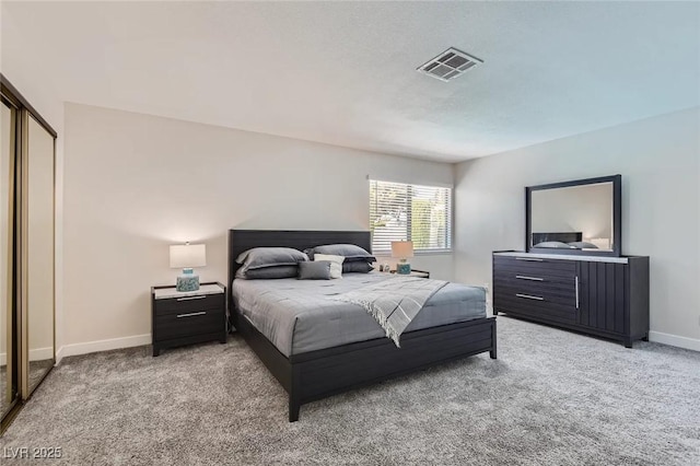 3047 Van Buskirk Cir, Las Vegas, NV 89121 - bedroom featuring light carpet and a closet