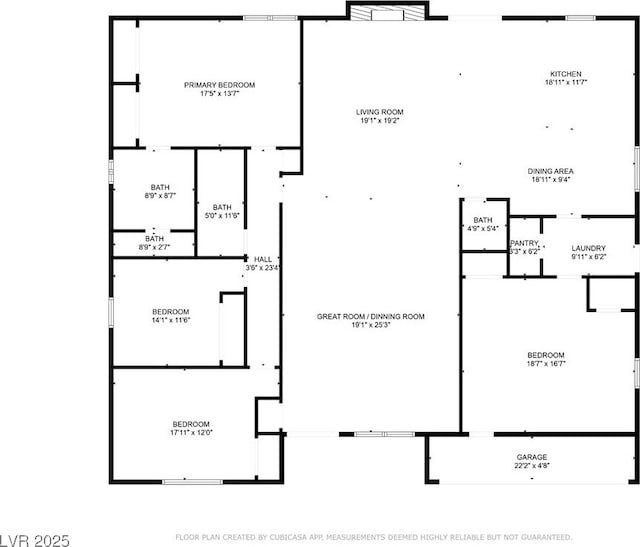 3047 Van Buskirk Cir, Las Vegas, NV 89121 - view of room layout