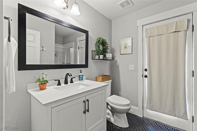 8820 Fall Green Ave, Las Vegas, NV 89129 - full bathroom with tile patterned floors, vanity, and a shower