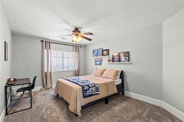8820 Fall Green Ave, Las Vegas, NV 89129 - bedroom with carpet flooring and a ceiling fan