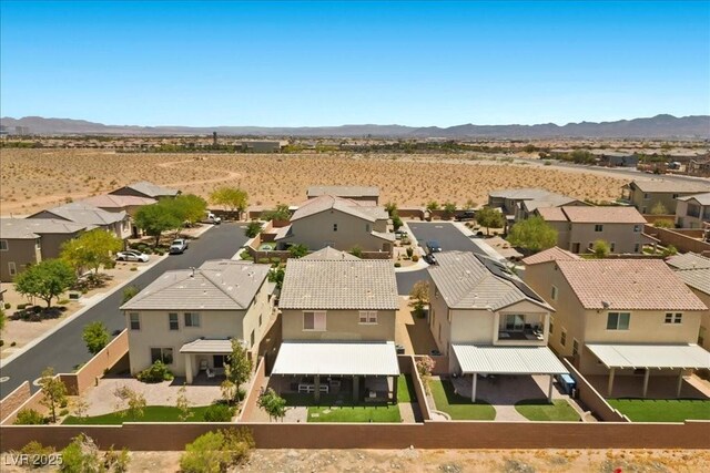 8013 Green River Knob St, Las Vegas, NV 89113 - aerial perspective of suburban area featuring a mountain backdrop