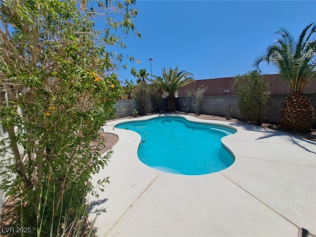 13 Desert Dawn Ln, Henderson, NV 89074 - view of swimming pool with a fenced backyard and a patio area