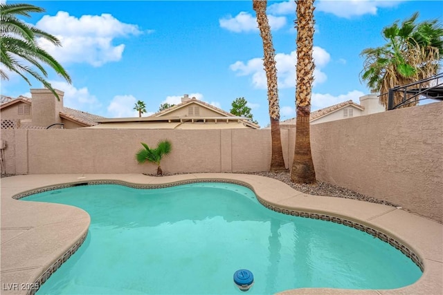 8379 Drop Camp St, Las Vegas, NV 89123 - view of pool featuring a fenced backyard