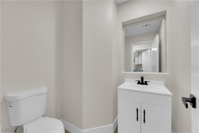 8379 Drop Camp St, Las Vegas, NV 89123 - half bathroom featuring toilet and vanity