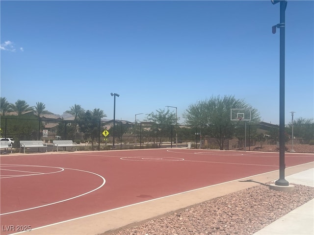 4364 Contour Bend Ave, North Las Vegas, NV 89084 - view of sport court featuring community basketball court