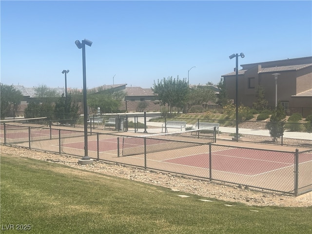 4364 Contour Bend Ave, North Las Vegas, NV 89084 - view of tennis court