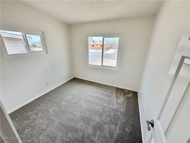 4924 Carmen Blvd, Las Vegas, NV 89108 - spare room featuring plenty of natural light, carpet floors, and a textured ceiling