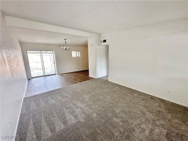4924 Carmen Blvd, Las Vegas, NV 89108 - unfurnished room with carpet floors and a chandelier