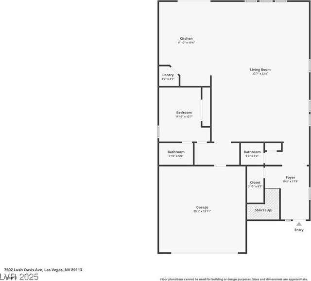 7502 Lush Oasis Ave, Las Vegas, NV 89113 - view of room layout