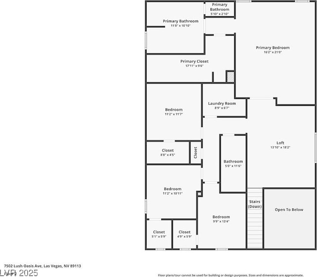 7502 Lush Oasis Ave, Las Vegas, NV 89113 - view of home floor plan