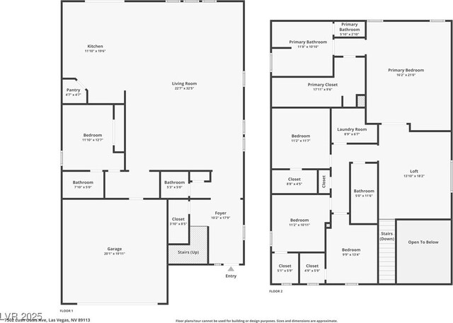 7502 Lush Oasis Ave, Las Vegas, NV 89113 - view of room layout