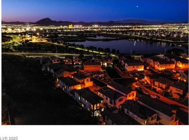1557 Blue Sierra Ct, Henderson, NV 89074 - aerial view of a water and mountain view