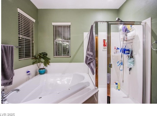 1557 Blue Sierra Ct, Henderson, NV 89074 - full bath with a stall shower and a bath
