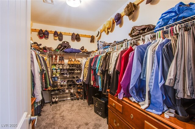 1557 Blue Sierra Ct, Henderson, NV 89074 - walk in closet with carpet flooring