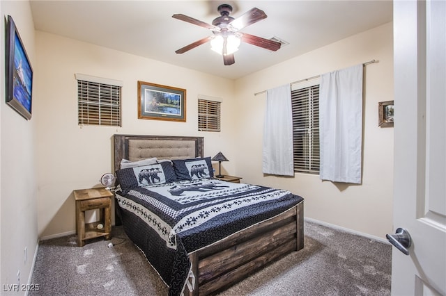 1557 Blue Sierra Ct, Henderson, NV 89074 - bedroom featuring carpet and a ceiling fan