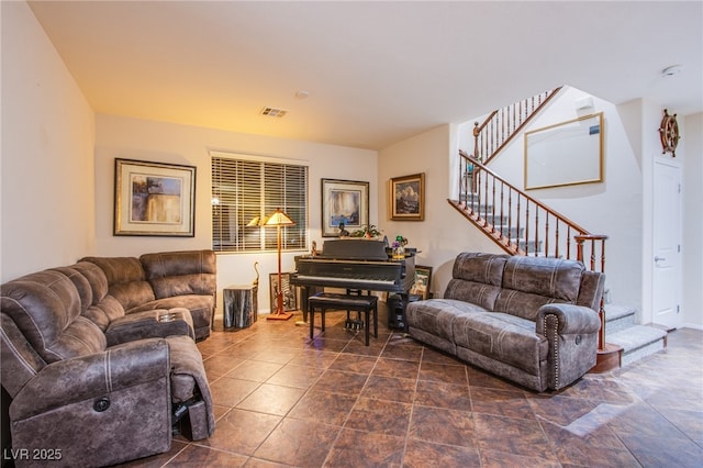 1557 Blue Sierra Ct, Henderson, NV 89074 - living area featuring stairs