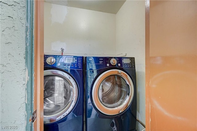 7066 Burcot Ave Unit 59, Las Vegas, NV 89156 - laundry area with washing machine and clothes dryer