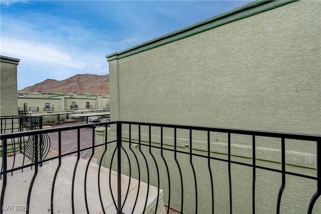 7066 Burcot Ave Unit 59, Las Vegas, NV 89156 - balcony featuring a mountain view