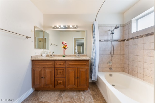 309 Clifton Heights Dr, Las Vegas, NV 89145 - full bathroom with shower / tub combo and double vanity