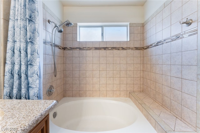 309 Clifton Heights Dr, Las Vegas, NV 89145 - bathroom with vanity and shower / tub combo