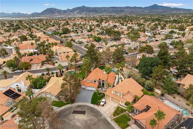 1990 Freeman Ct, Henderson, NV 89014 - aerial view of residential area featuring a mountain backdrop
