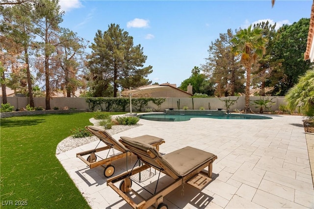 1990 Freeman Ct, Henderson, NV 89014 - view of pool with a fenced backyard and a patio