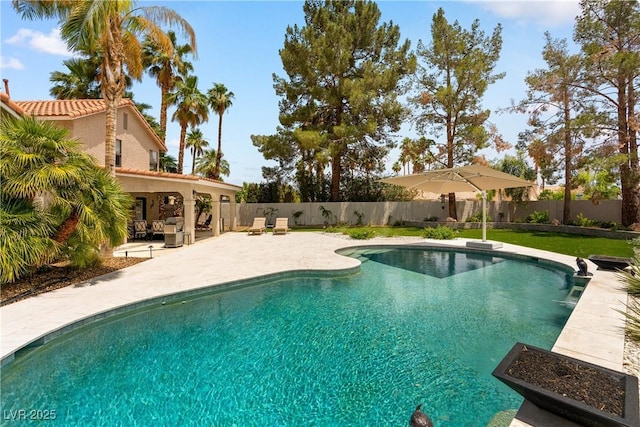 1990 Freeman Ct, Henderson, NV 89014 - view of pool with a patio and a fenced backyard