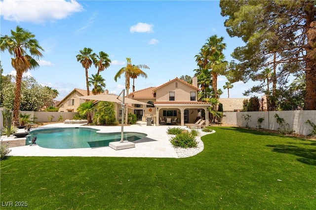 1990 Freeman Ct, Henderson, NV 89014 - view of pool featuring a fenced backyard and a patio area