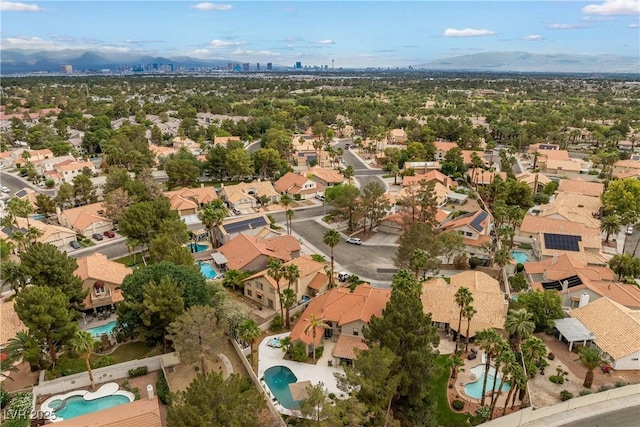 1990 Freeman Ct, Henderson, NV 89014 - aerial view of residential area featuring a pool