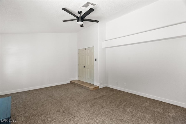 1990 Freeman Ct, Henderson, NV 89014 - empty room featuring carpet floors, ceiling fan, and a textured ceiling