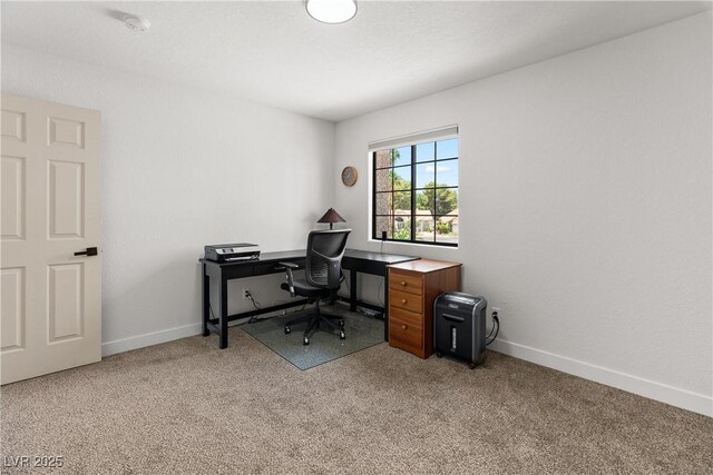 1990 Freeman Ct, Henderson, NV 89014 - home office featuring light colored carpet and baseboards