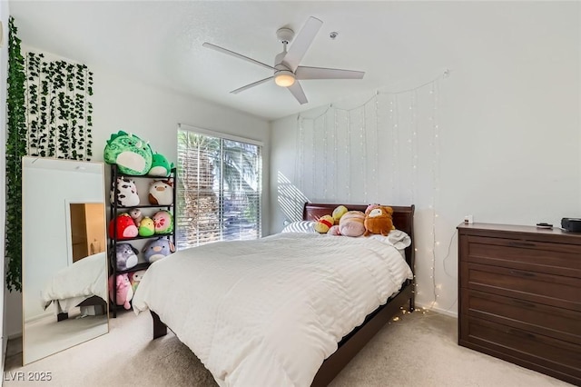7127 S Durango Dr Unit 310, Las Vegas, NV 89113 - carpeted bedroom featuring ceiling fan and baseboards
