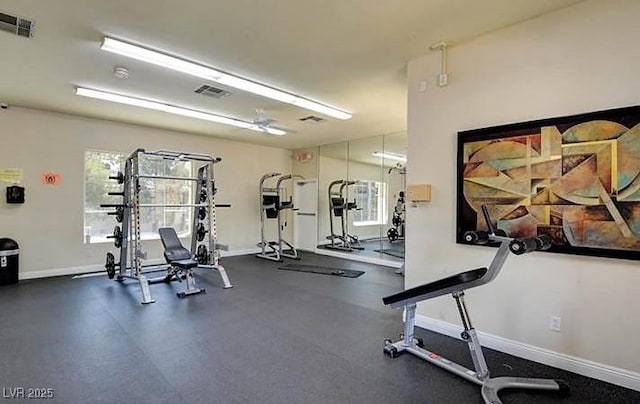 7127 S Durango Dr Unit 310, Las Vegas, NV 89113 - gym featuring baseboards