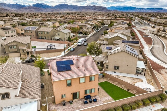 7948 Eastern Elk St, Las Vegas, NV 89149 - aerial perspective of suburban area featuring mountains