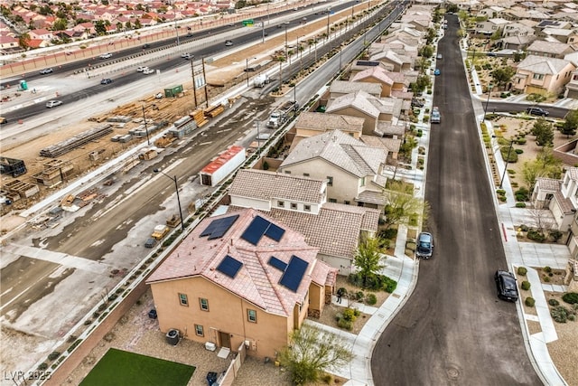 7948 Eastern Elk St, Las Vegas, NV 89149 - aerial perspective of suburban area with a highway