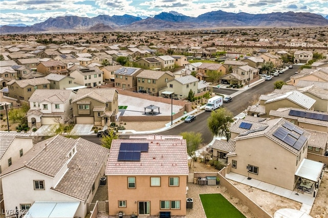 7948 Eastern Elk St, Las Vegas, NV 89149 - aerial perspective of suburban area with mountains