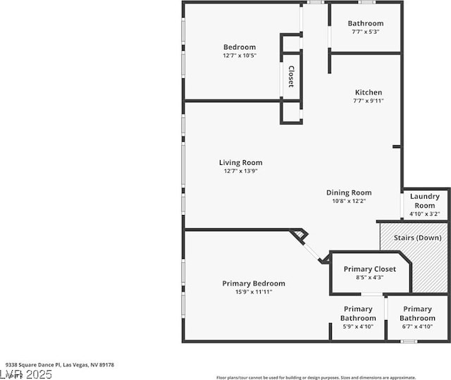 9338 Square Dance Pl Unit 101, Las Vegas, NV 89178 - view of property floor plan
