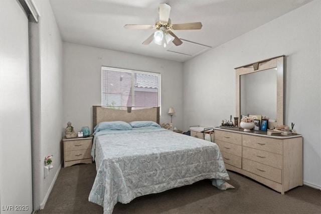 6292 Belgium Dr, Las Vegas, NV 89122 - bedroom featuring carpet and a ceiling fan