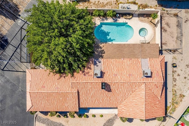 9660 W Ann Rd, Las Vegas, NV 89149 - aerial view of property and surrounding area with a pool